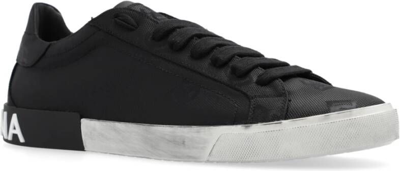 Dolce & Gabbana Portofino sneakers Zwart Heren