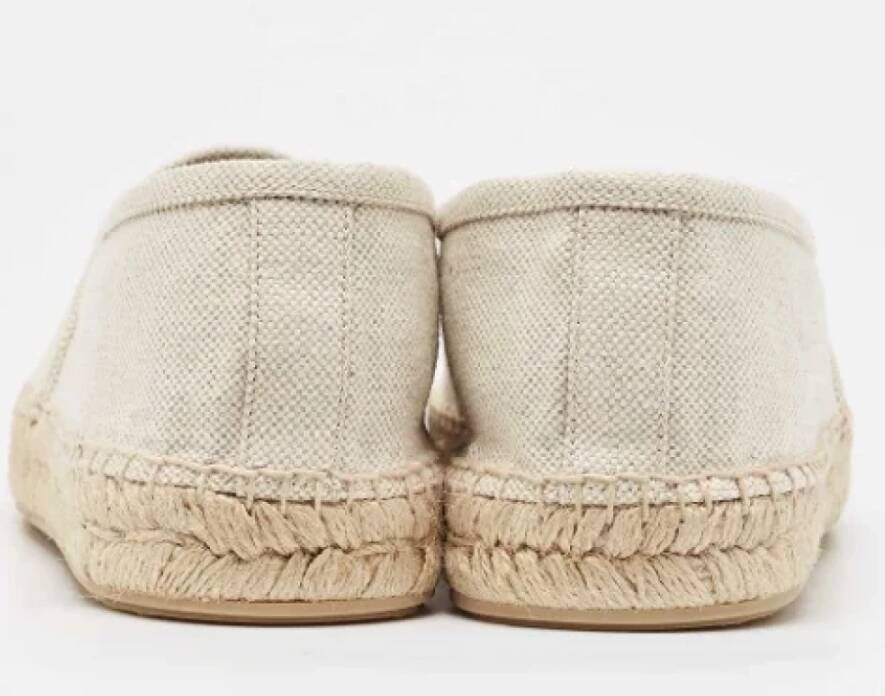 Dolce & Gabbana Pre-owned Canvas espadrilles Beige Heren