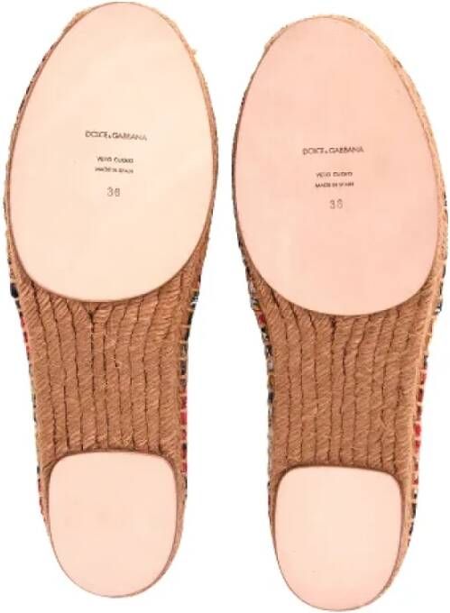 Dolce & Gabbana Pre-owned Canvas espadrilles Multicolor Dames