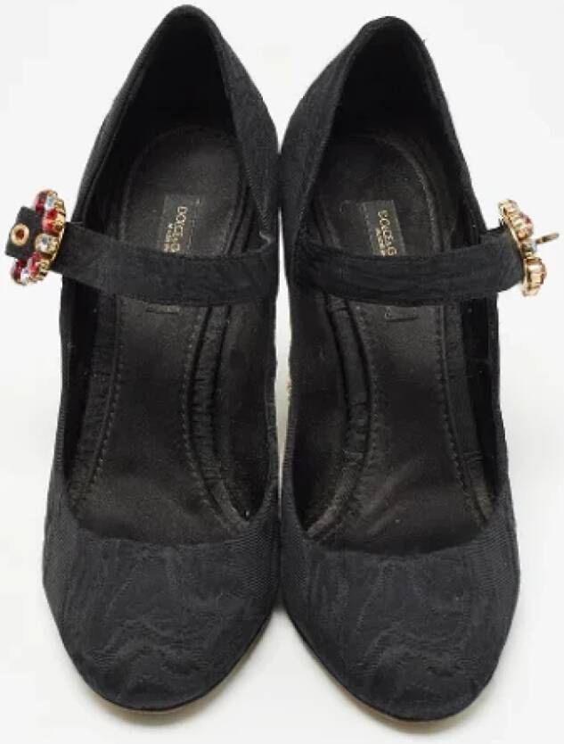 Dolce & Gabbana Pre-owned Canvas heels Black Dames