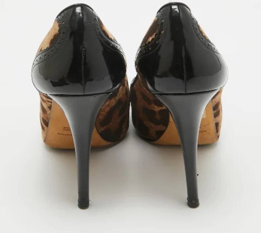 Dolce & Gabbana Pre-owned Canvas heels Black Dames