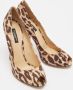 Dolce & Gabbana Pre-owned Canvas heels Brown Dames - Thumbnail 3