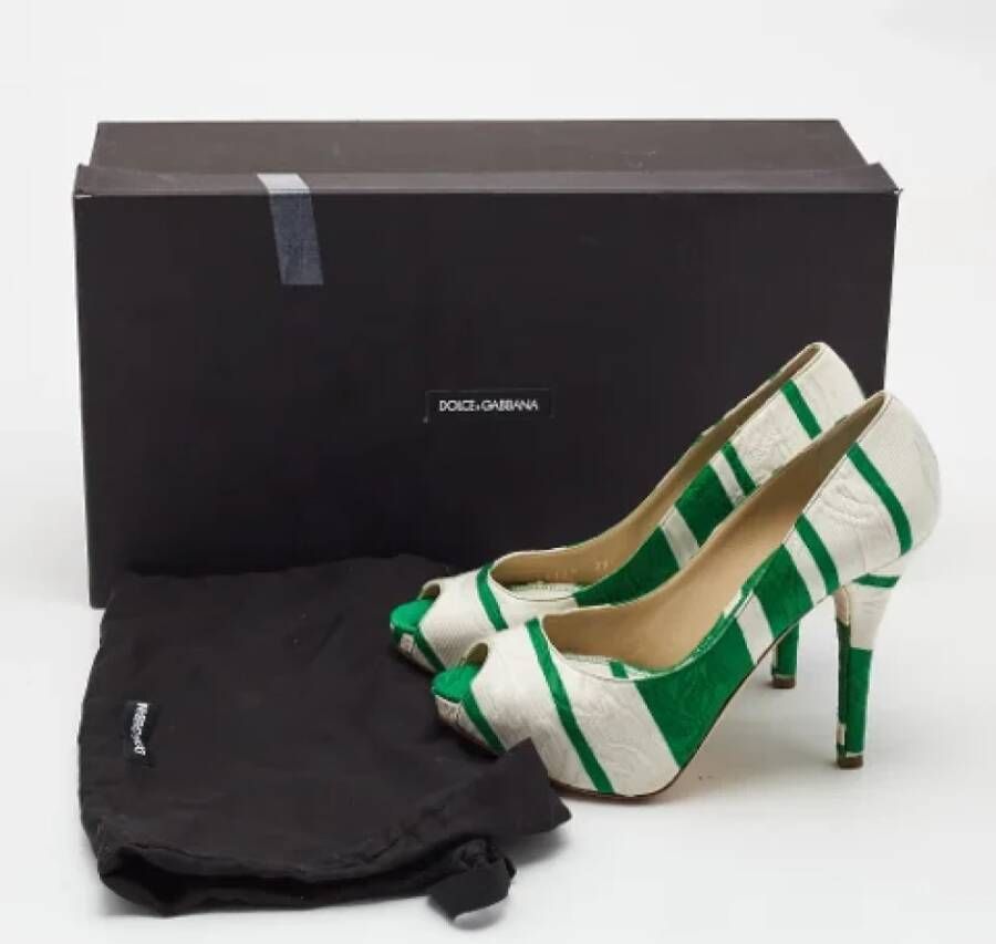 Dolce & Gabbana Pre-owned Canvas heels Multicolor Dames