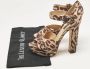 Dolce & Gabbana Pre-owned Canvas sandals Brown Dames - Thumbnail 8