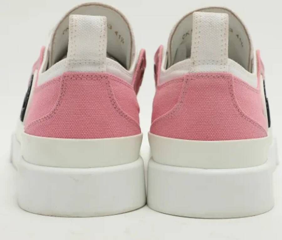 Dolce & Gabbana Pre-owned Canvas sneakers Pink Heren