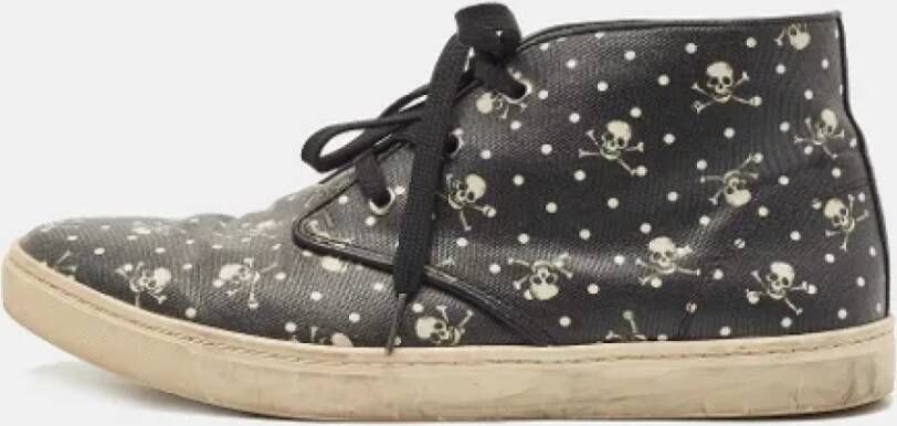 Dolce & Gabbana Pre-owned Coated canvas sneakers Black Dames