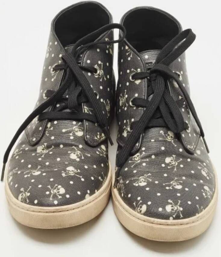 Dolce & Gabbana Pre-owned Coated canvas sneakers Black Dames