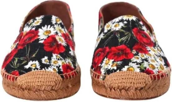 Dolce & Gabbana Pre-owned Cotton espadrilles Multicolor Dames