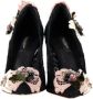 Dolce & Gabbana Pre-owned Cotton heels Black Dames - Thumbnail 3