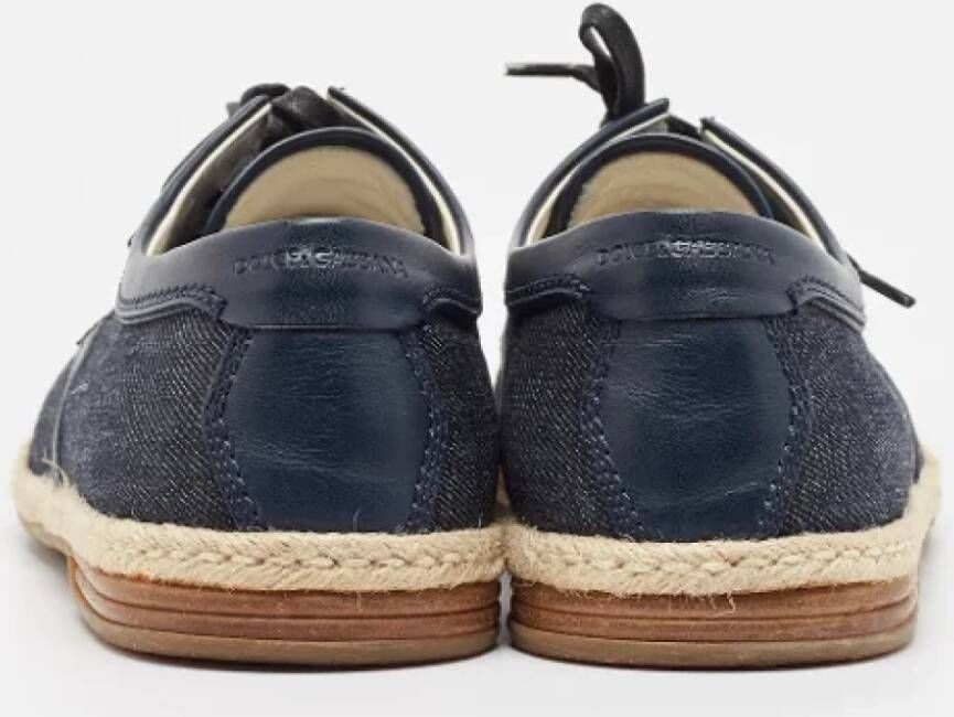 Dolce & Gabbana Pre-owned Denim espadrilles Blue Heren