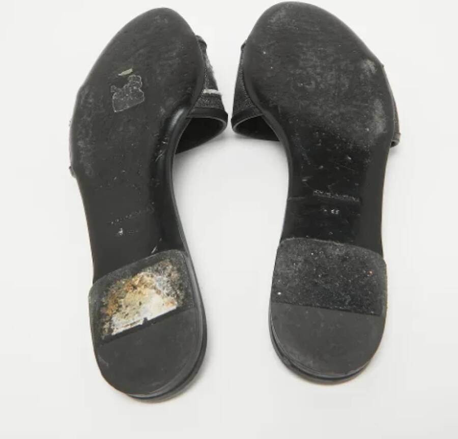 Dolce & Gabbana Pre-owned Denim flats Black Dames