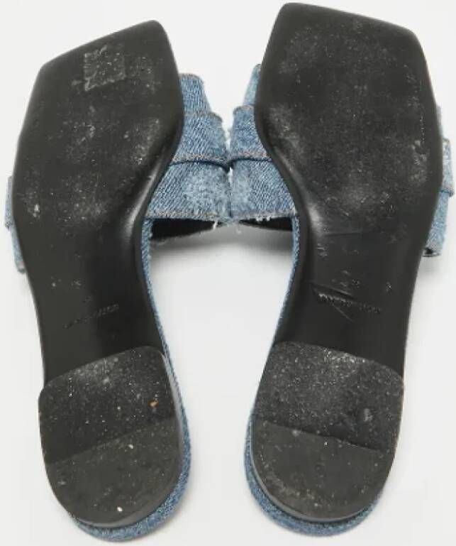 Dolce & Gabbana Pre-owned Denim flats Blue Dames