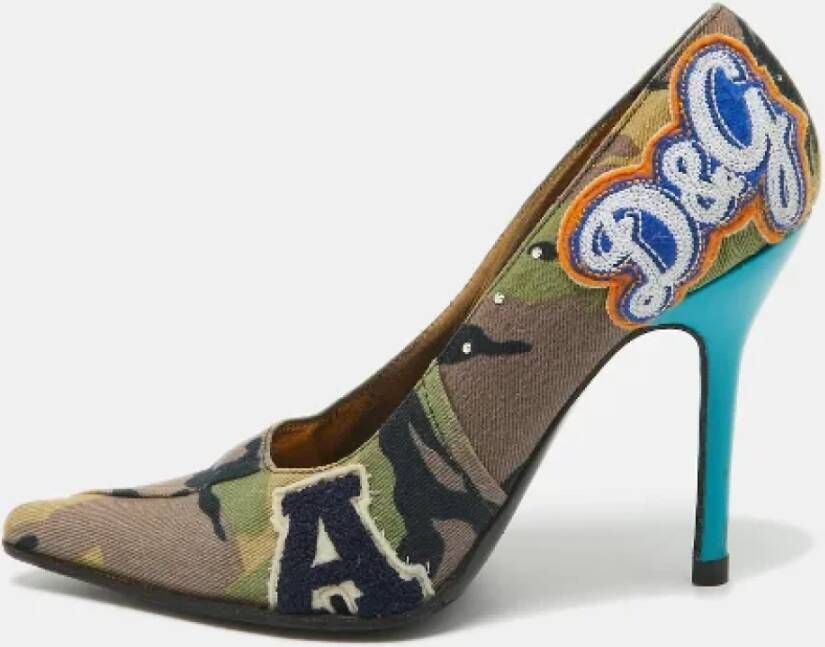 Dolce & Gabbana Pre-owned Denim heels Multicolor Dames