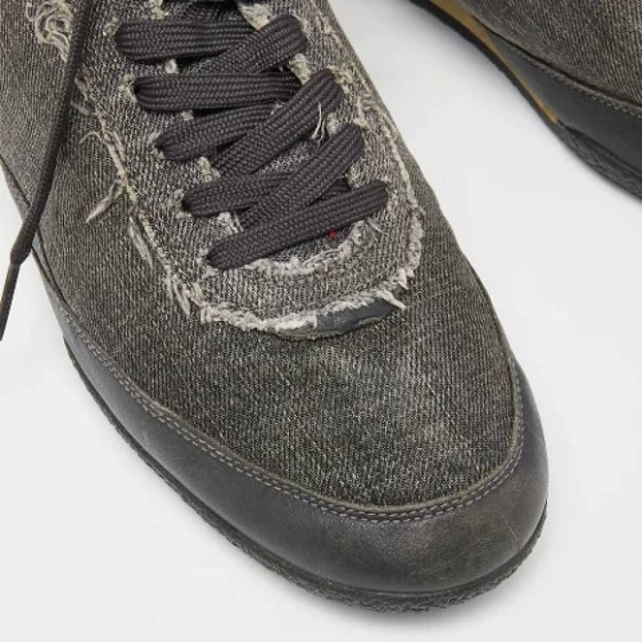 Dolce & Gabbana Pre-owned Denim sneakers Gray Dames