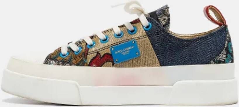 Dolce & Gabbana Pre-owned Denim sneakers Multicolor Dames