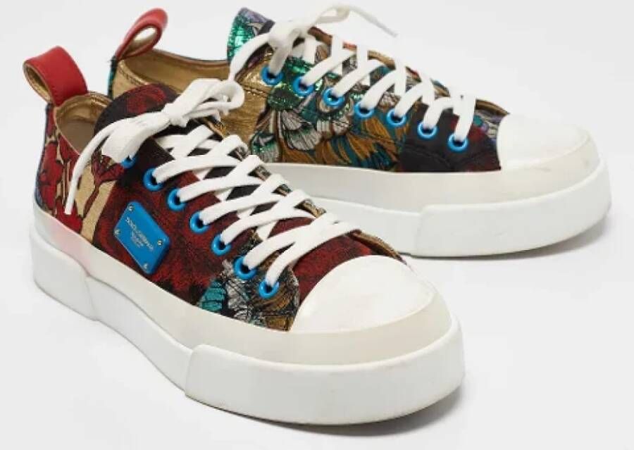 Dolce & Gabbana Pre-owned Denim sneakers Multicolor Dames