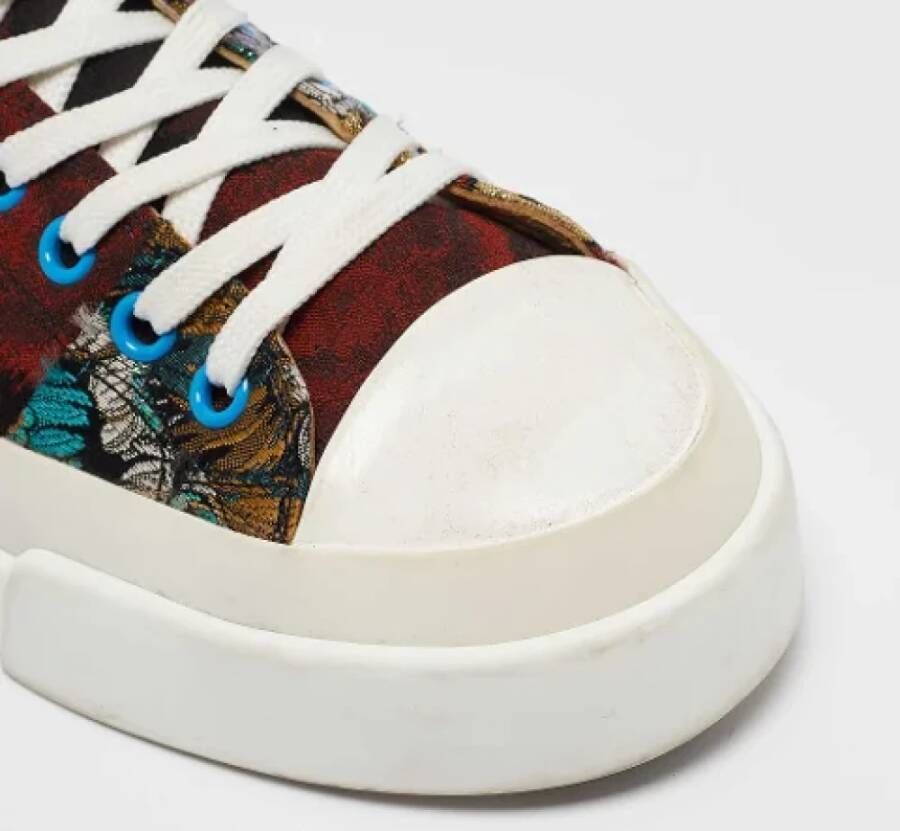 Dolce & Gabbana Pre-owned Denim sneakers Multicolor Dames