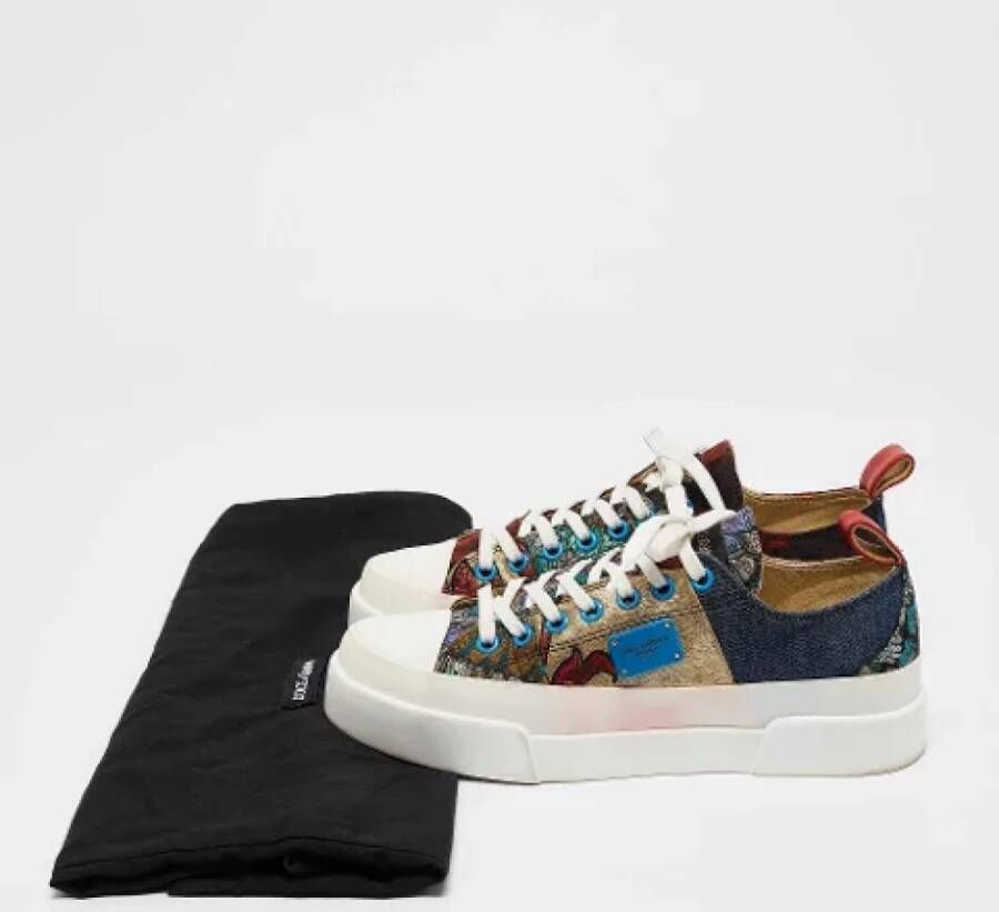 Dolce & Gabbana Pre-owned Denim sneakers Multicolor Dames