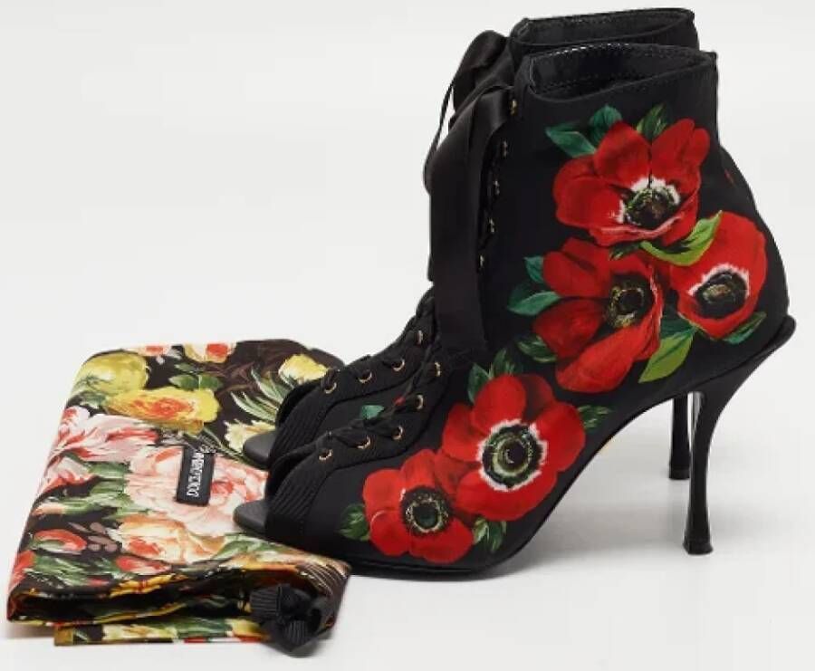 Dolce & Gabbana Pre-owned Fabric boots Black Dames