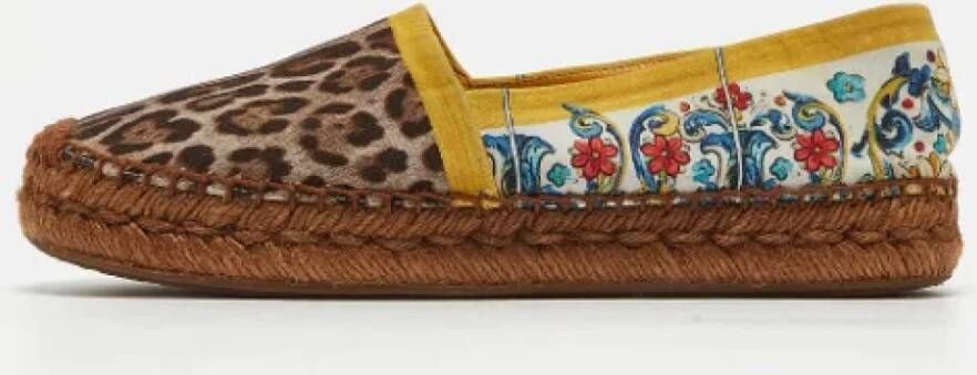 Dolce & Gabbana Pre-owned Fabric espadrilles Multicolor Dames