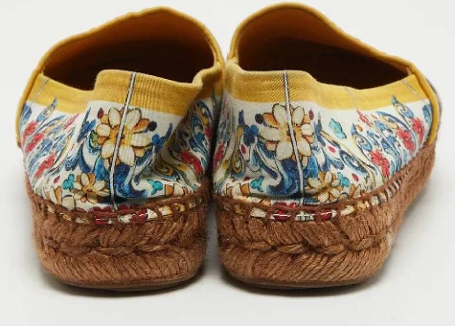 Dolce & Gabbana Pre-owned Fabric espadrilles Multicolor Dames