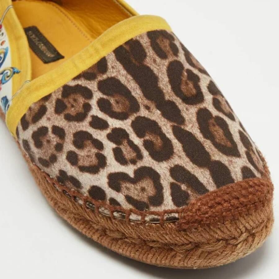 Dolce & Gabbana Pre-owned Fabric espadrilles Multicolor Dames