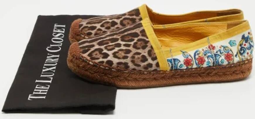 Dolce & Gabbana Pre-owned Fabric espadrilles Multicolor Dames