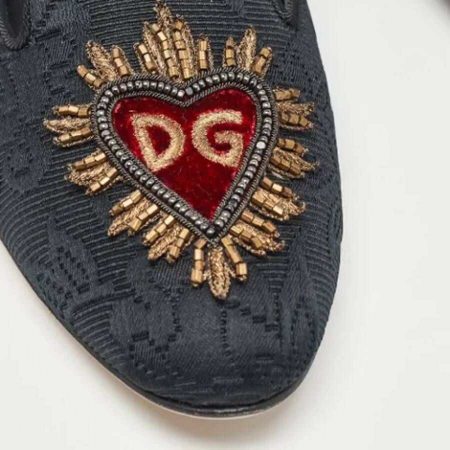 Dolce & Gabbana Pre-owned Fabric flats Black Dames