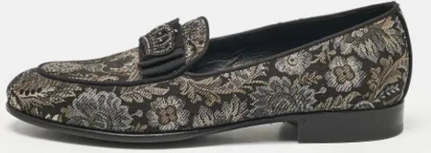 Dolce & Gabbana Pre-owned Fabric flats Black Heren