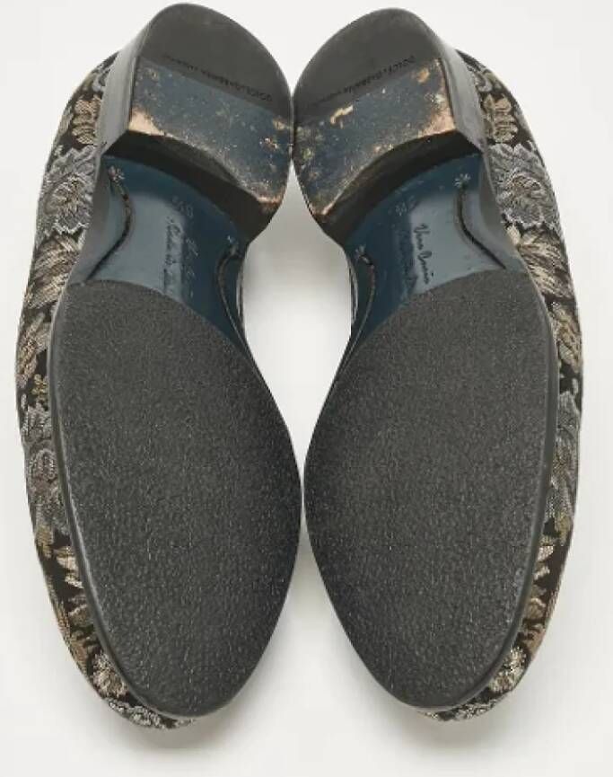 Dolce & Gabbana Pre-owned Fabric flats Black Heren