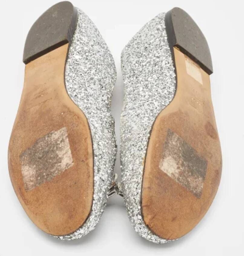 Dolce & Gabbana Pre-owned Fabric flats Gray Dames