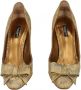 Dolce & Gabbana Pre-owned Fabric heels Beige Dames - Thumbnail 4