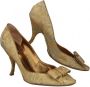 Dolce & Gabbana Pre-owned Fabric heels Beige Dames - Thumbnail 7