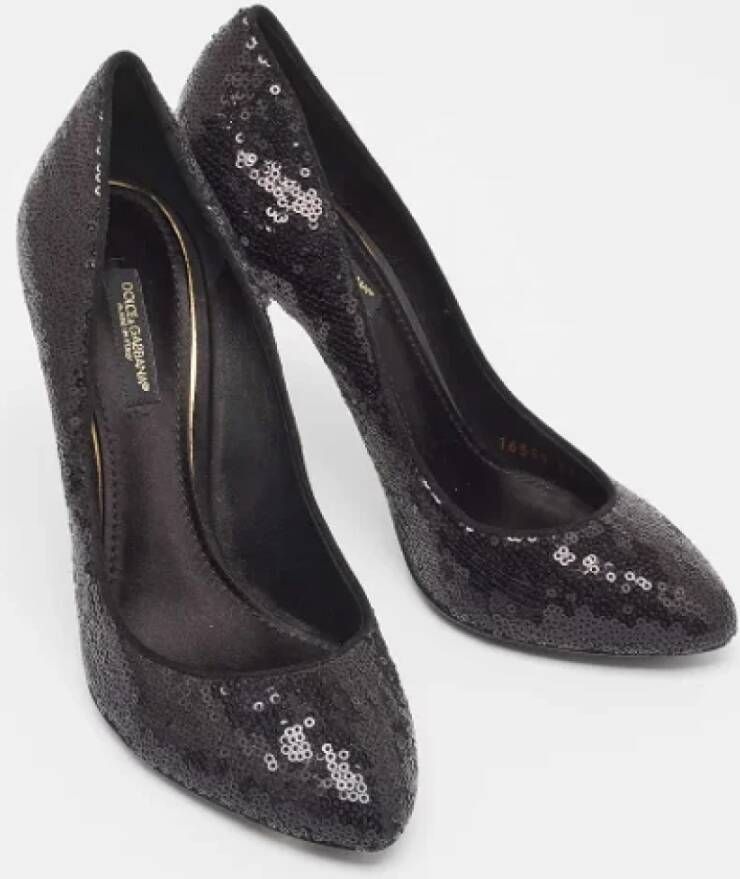 Dolce & Gabbana Pre-owned Fabric heels Black Dames