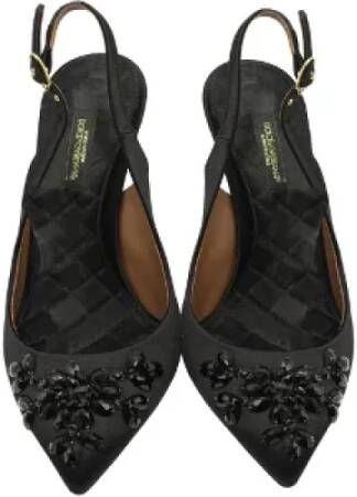 Dolce & Gabbana Pre-owned Fabric heels Black Dames