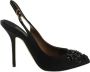 Dolce & Gabbana Pre-owned Fabric heels Black Dames - Thumbnail 6