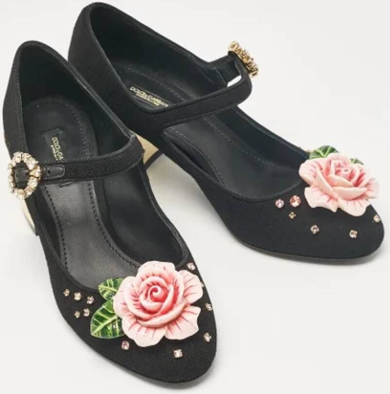 Dolce & Gabbana Pre-owned Fabric heels Black Dames