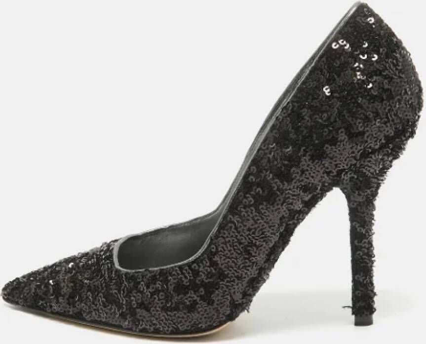 Dolce & Gabbana Pre-owned Fabric heels Black Dames