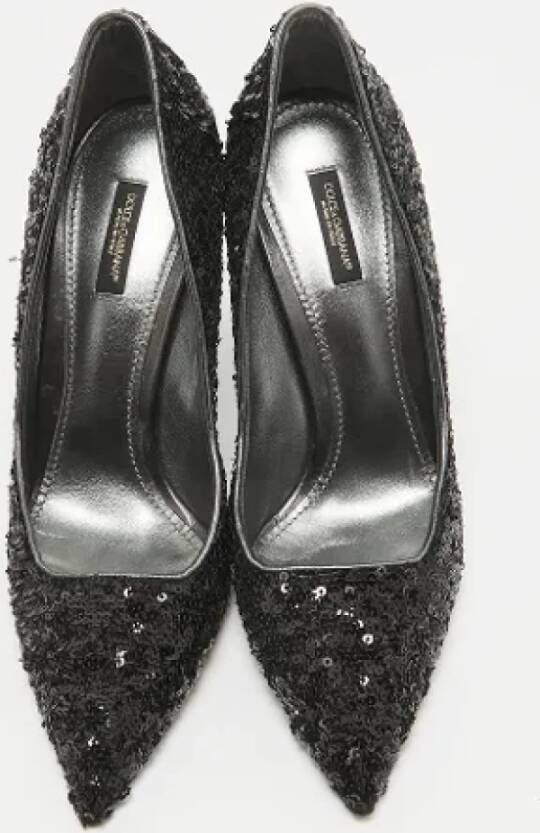 Dolce & Gabbana Pre-owned Fabric heels Black Dames