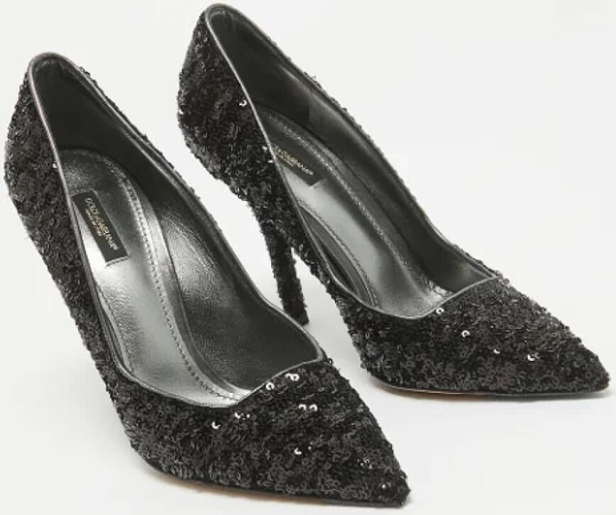 Dolce & Gabbana Pre-owned Fabric heels Black Dames