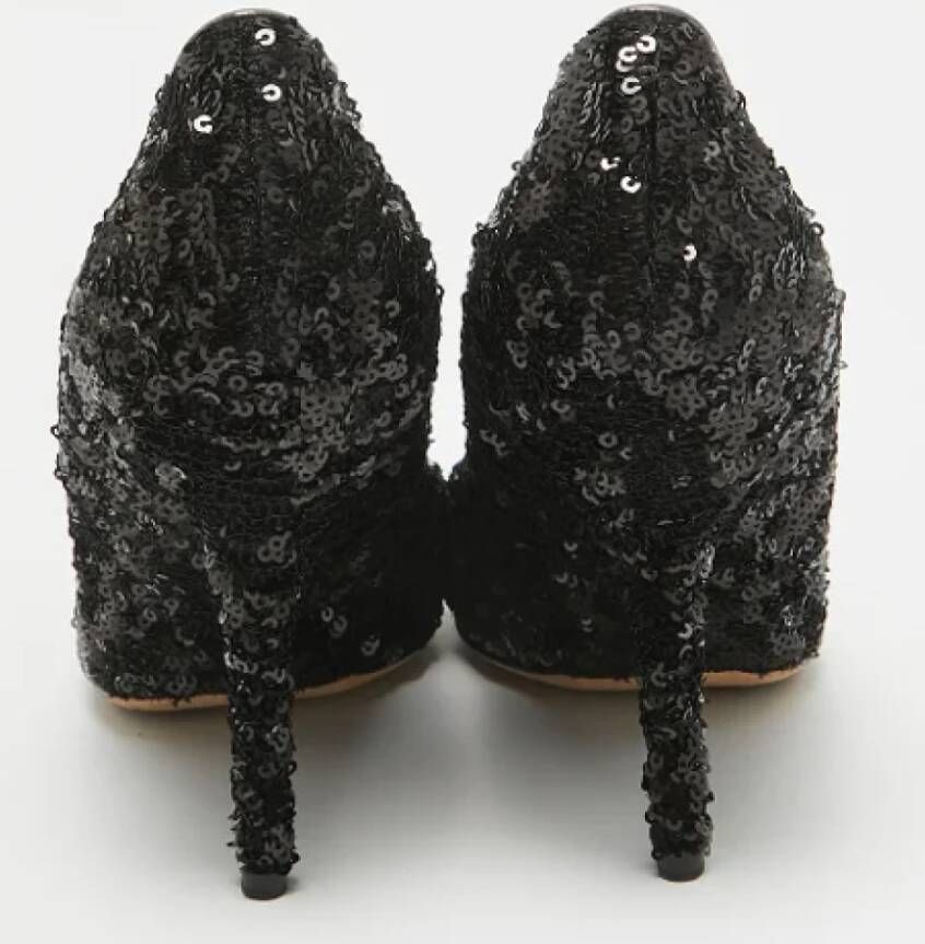 Dolce & Gabbana Pre-owned Fabric heels Black Dames