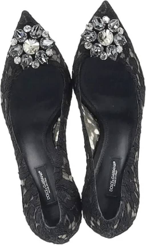 Dolce & Gabbana Pre-owned Fabric heels Black Dames