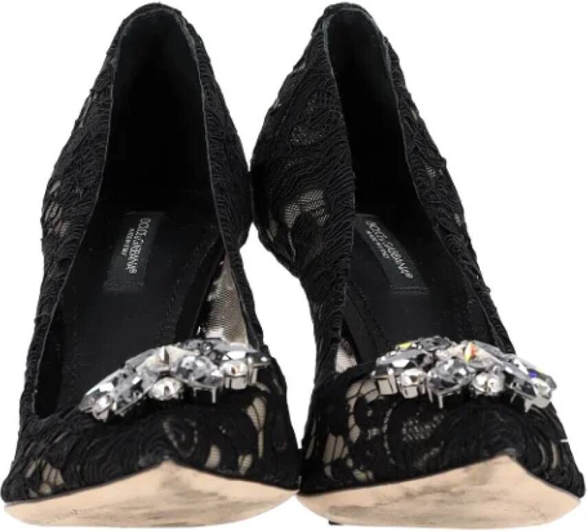 Dolce & Gabbana Pre-owned Fabric heels Black Dames