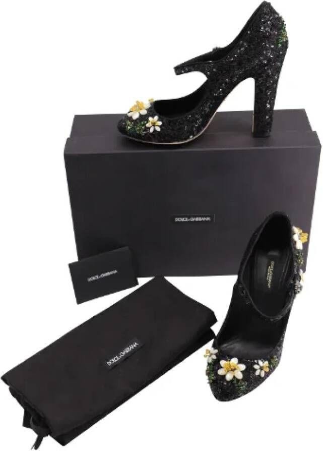 Dolce & Gabbana Pre-owned Fabric heels Black Dames