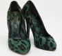 Dolce & Gabbana Pre-owned Fabric heels Green Dames - Thumbnail 4