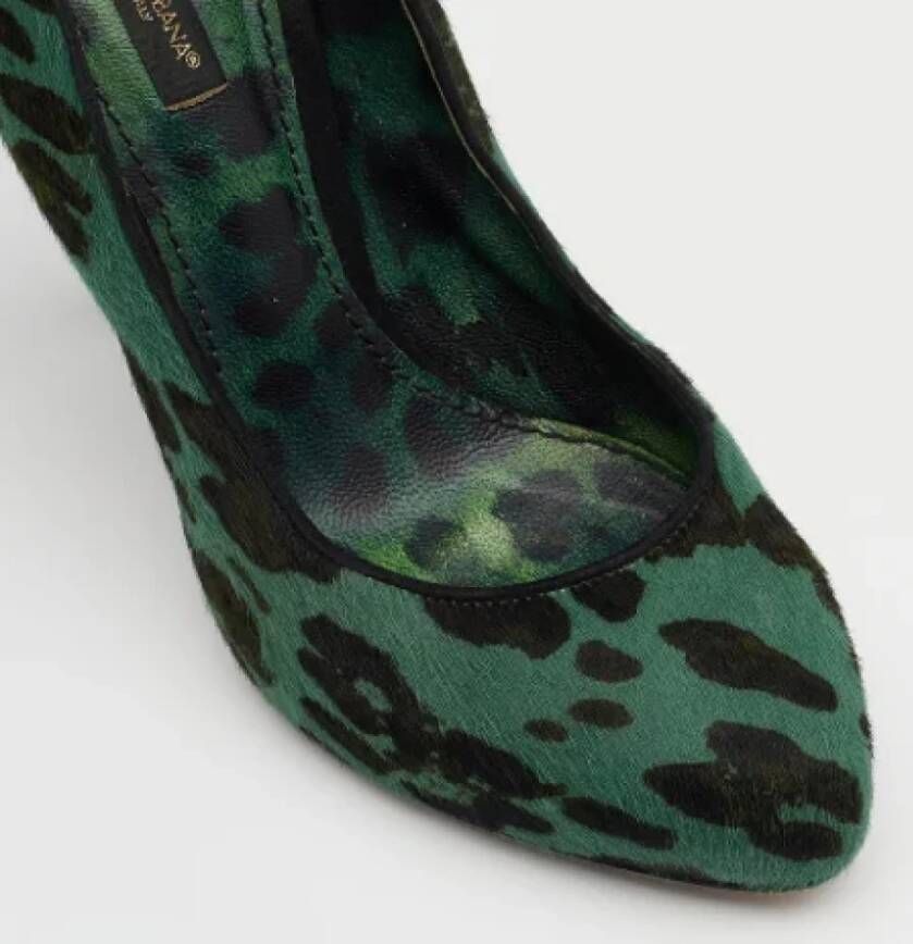 Dolce & Gabbana Pre-owned Fabric heels Green Dames