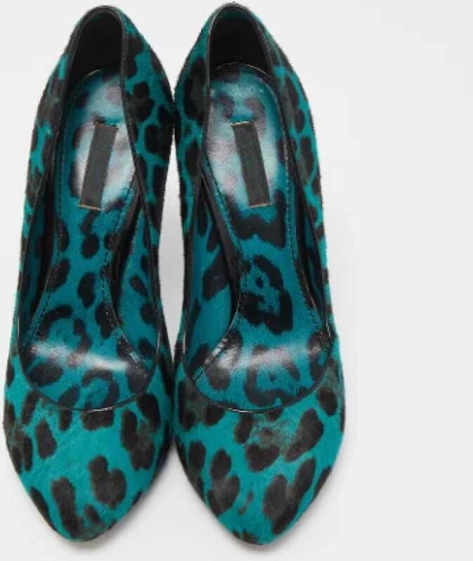 Dolce & Gabbana Pre-owned Fabric heels Green Dames