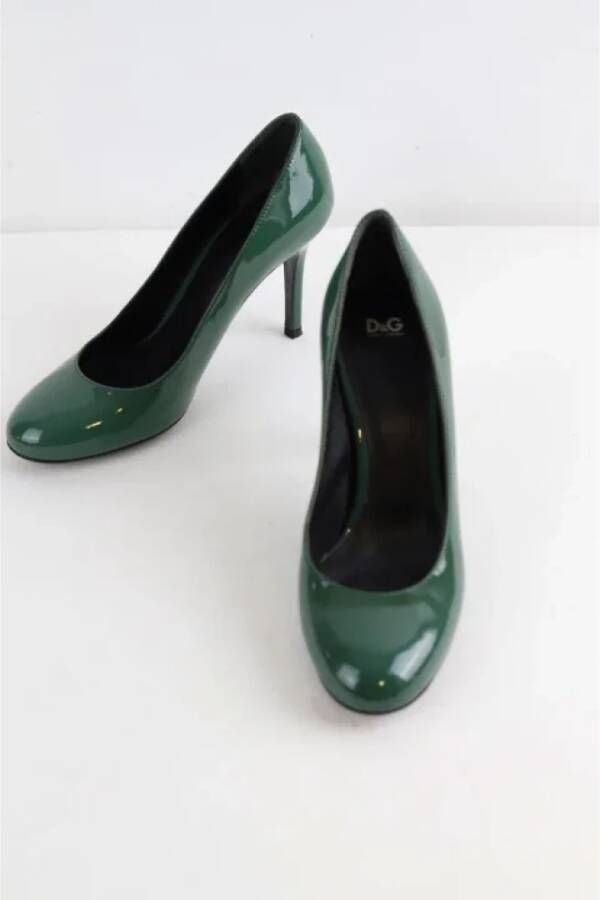 Dolce & Gabbana Pre-owned Fabric heels Green Dames