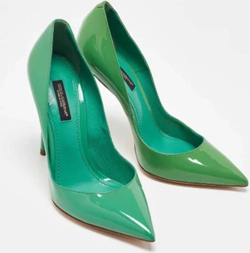 Dolce & Gabbana Pre-owned Fabric heels Green Dames