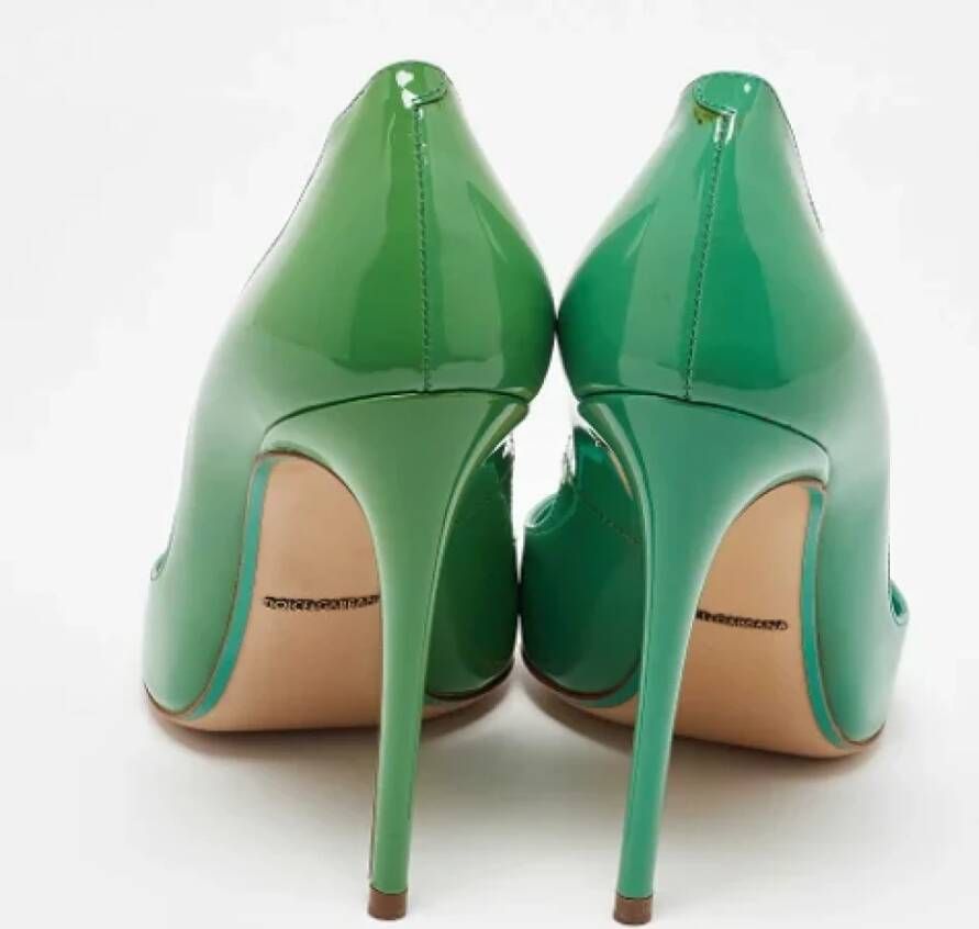 Dolce & Gabbana Pre-owned Fabric heels Green Dames